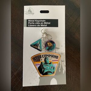 Buzz Lightyear Star Command metal bag charm